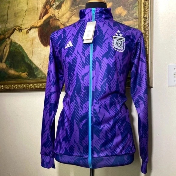 Adidas Argentina 2023 warm-up suit. Jacket and pants Size M ⚽️🇦🇷🏆 - Picture 12 of 12